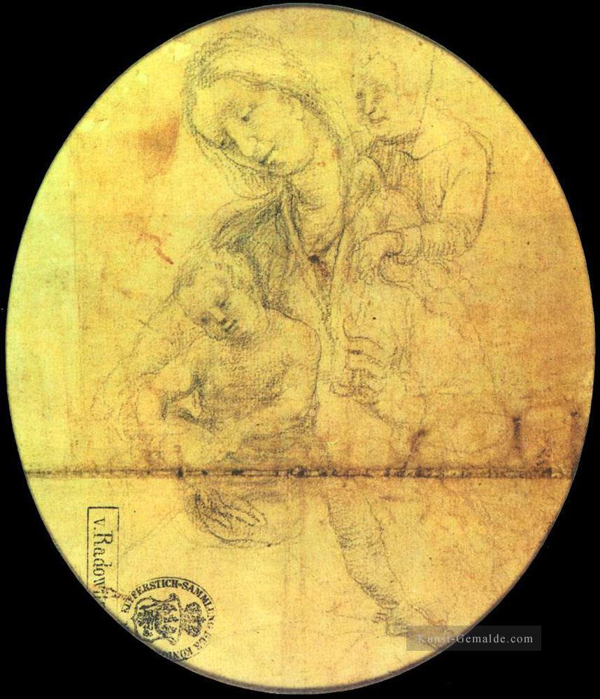 Maria mit Kind und Jung St John Renaissance Matthias Grunewald Ölgemälde